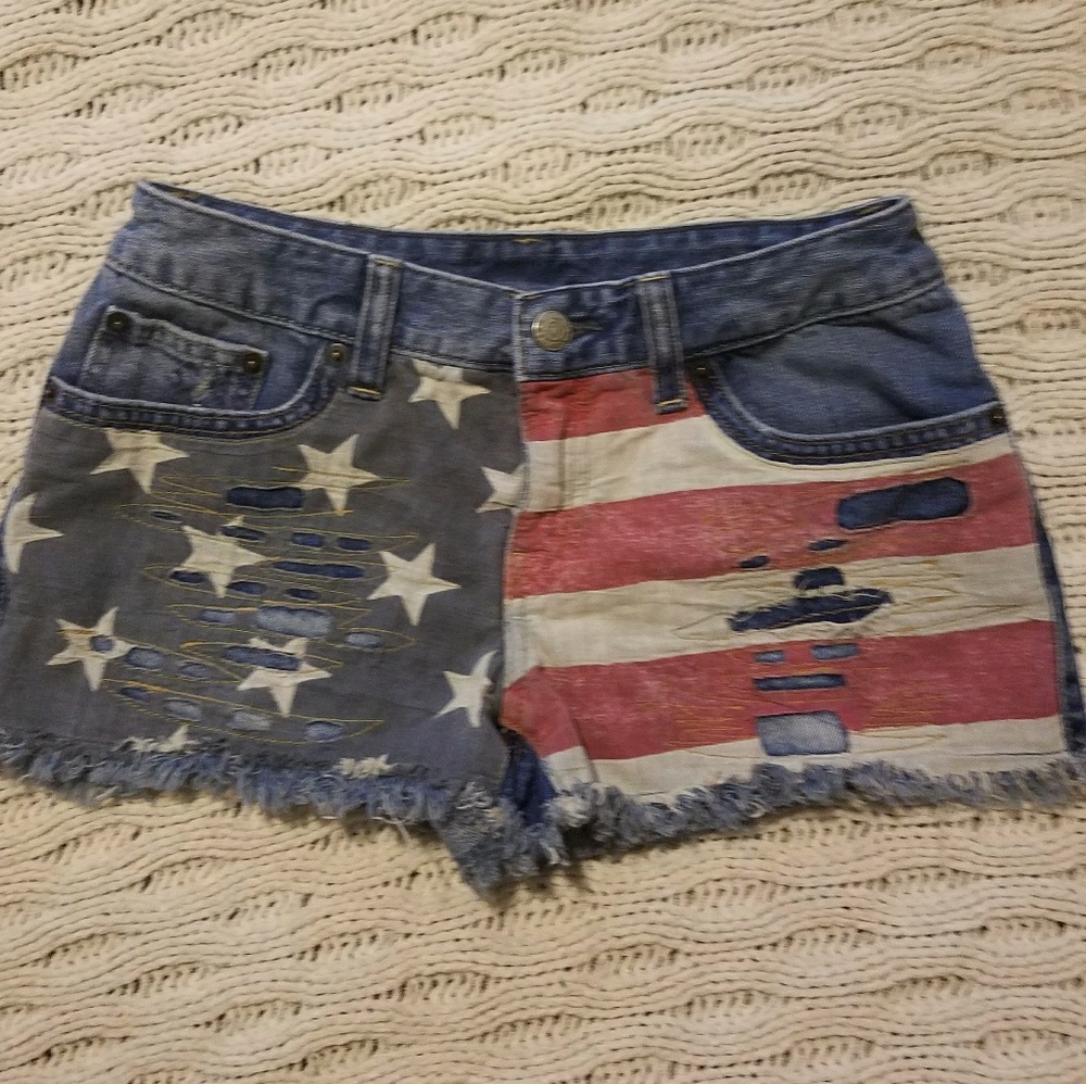 Ralph Lauren girls denim shorts, Sz. 12